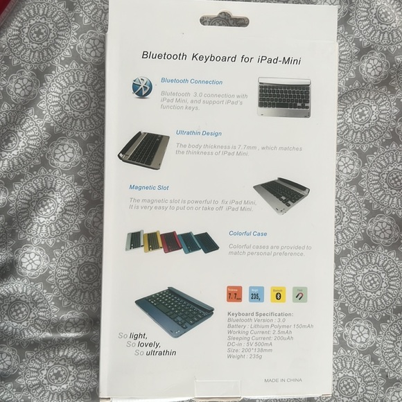 Bluetooth keyboard for iPad mini - Picture 3 of 5